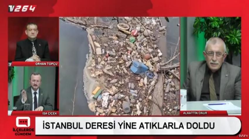 İSTANBUL DERESİ YİNE ATIKLARLA DOLDU