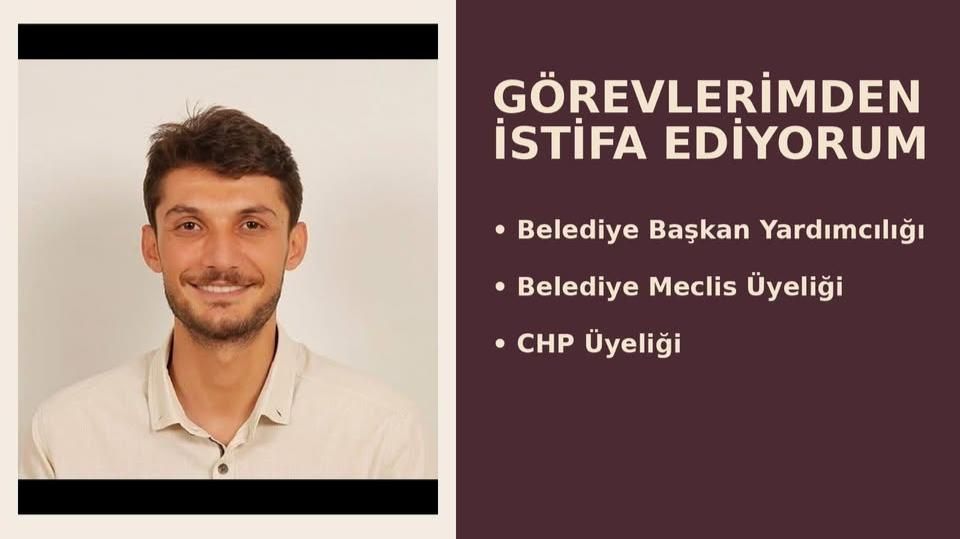 SAPANCA BELEDİYE BAŞKAN YARDIMCISI BURAK KOÇ GÖREVİNDEN İSTİFA ETTİ